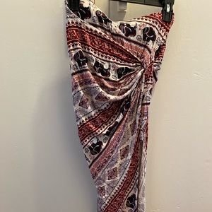 High-low elephant skirt